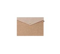 10pcs Students Simple Portable Organizer Paper Holder Document Bag File Folder Canvas Felt Briefcase Per Scrivania