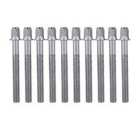 10Pcs Tamburo Tensione Asta Metallo Vite Fissa Musical Strumenti Snare Bass Drum Hardware Parti Operare