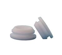 10Pcs Tappo di Tenuta in Silicone Diametro da 2mm a 50mm Coperchio Tubo di Gomma Temperatura T Tappo Tappi Foro in plastica Tappo Impermeabile Tap Bung (Color : White Color, Size : STDS007.5-10pcs