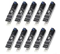 10pcs TCRT5000 Moduli Sensore Infrarossi Utilizzato in Linea Seguendo Algoritmi e Routine di Risposta agli Ostacoli per Robot