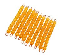 10pcs Ten-bead Bar Preshool Infant Kids Children Early Math Teaching Toy