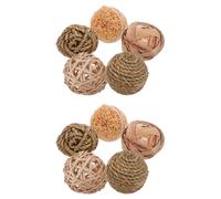 10pcs tessuto rattan palline decorative palla decorativa ciotola filler per