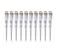 10pcs Tester Corrente AC/DC100-500V Tester di Tensione Elettrica Indotta Penna Rilevatore Penna Cacciavite Test Pen