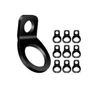 10Pcs Tie Down Strap Rings with Powder Coating O-shaped Stainless Steel Dirt Bike Tie-Down Strap
