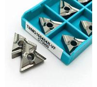 10PCS TNMG160404R-VF TNMG160404L CT3000 Metal Ceramic Blade TNMG16040R VF CT3000 CNC Lathe Metal Tool Hard Alloy Blade(TNMG160404R CT3000)