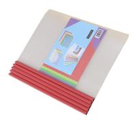 10Pcs Trasparente Cartella di File Barra di scorrimento Report Copertine