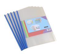 10Pcs Trasparente Cartella di File Barra di scorrimento Report Copertine