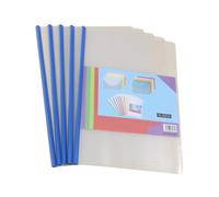 10Pcs Trasparente Cartella di File Barra di scorrimento Report Copertine
