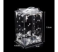 10pcs Trasparente PVC Imballaggio Scatola Matrimonio Compleanno Valentine Regalo