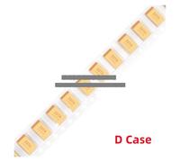 10pcs Type D 100UF 150UF 220UF 330UF 470UF 680UF Tantalum Capacitor 2.5V 4V 6V 6.3V 10V 16V 25V 35V 50V 4.7/6.8/10/15/22/33/47UF MQXFCZUX(D 16V 150UF 157)