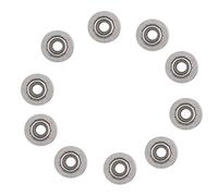 10pcs U624ZZ Mini U Cuscinetto a sfere con scanalatura in acciaio al carbonio Guida Puleggia per binario Lineare lineare 4 * 13 * 7mm