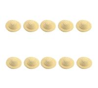 10Pcs Unfinished Morbido Tessuto Cappello 5.8cm Non Verniciato Cappelli Per Bambino Adulto Fatto a Mano Arte Progetto Artigianale Accessori di Cucito Montaggio Rapido Cappello Componenti