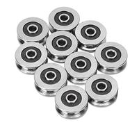 10pcs V cuscinetti a sfere , 4 * 18 * 8mm V cuscinetti radiali a rotaia guida cuscinetto , per motore, giocattoli, modello, strumento e metro, utensili elettrici