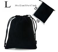 10pcs Velluto Borsa Portaoggetti Coulisse Gioie Organizer Regalo Confezione