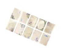 10Pcs Vintage Scrapbooking Decorazione Carta Estetica Pizzo Modello di Sfondo Carta per la Creazione di Carta Scrapbooking Craft Cancelleria Creativa