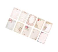 10Pcs Vintage Scrapbooking Decorazione Carta Estetica Pizzo Modello di Sfondo Carta per la Creazione di Carta Scrapbooking Craft Cancelleria Creativa