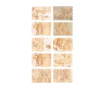 10Pcs Vintage Scrapbooking Decorazione Carta Estetica Pizzo Modello di Sfondo Carta per la Creazione di Carta Scrapbooking Craft Cancelleria Creativa