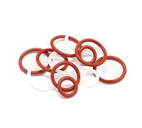10pcs VMQ Silicone O Anello CS 3,5 mm Grado alimentare O ROUND FASE GUARNIZIONE GUARNE,Red,ID 23mm OD 30mm