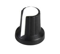 10pcs Wh148 Switch Switch Tappo Manopola In Plastica Manopola Prugna 15x17mm AG2 Manico 6 Mm,White