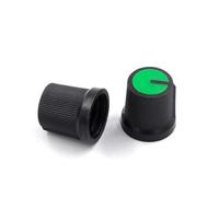 10pcs Wh148 Switch Switch Tappo Manopola In Plastica Manopola Prugna 15x17mm Apertura 6 Mm,Green