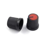 10pcs Wh148 Switch Switch Tappo Manopola In Plastica Manopola Prugna 15x17mm Apertura 6 Mm,Red