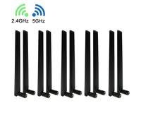 10pcs Wi-Fi 2.4GHz 5Ghz Router Antenna Wi-Fi Antenna Doppio Frequenza 16 CM