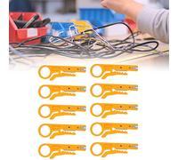 10Pcs Wire Stripper Hand Crimper Wire Stripper Multi Purpose Mini Cable Crimping Stripping Pinze Strumento Per Elettricista