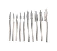 10PCS Wood Carving Drill Bit Steel Carving Drill Bit Set Is Used for Woodworking Carbide Grinding D