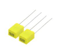 10PCS Yellow correction capacitance 100V105J 1UF higher capacitance 105J100V PKNVKZIDK