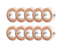 10PCS688-2RS Cuscinetto ABEC-3 8x16x5 Mm Cuscinetti a sfere in miniatura 688RS 618/8RS Z3V3 Arancione Sigillato 688 2RS