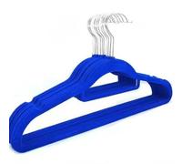 10PEZZI Grucce in velluto Antiscivolo appendiabiti Salvaspazio con fermacravatta