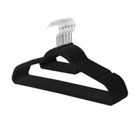 10PEZZI Grucce in velluto Antiscivolo appendiabiti Salvaspazio con fermacravatta