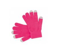 10pezzi GUANTI TATTILI TOUCH SCREEN 3 DITA ACRILICO GUANTINI ROSSO GIALLO FUCSIA