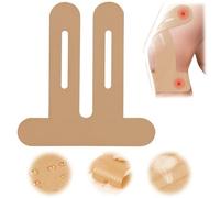 10pezzi Kinesio Tape,kinesio taping ginocchio,tape ginocchio Beige,Pretagliato/impermeabile/traspirante/ipoallergenico/ultraelastico/ultra adesivo/Specialista per la protezione del ginocchio