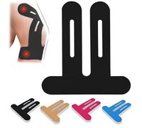 10pezzi Kinesio Tape,kinesio taping ginocchio,tape ginocchio Nero,Pretagliato/impermeabile/traspirante/ipoallergenico/ultraelastico/ultra adesivo/Specialista per la protezione del ginocchio