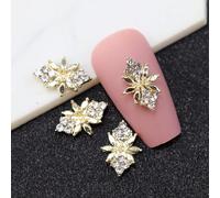 10pezzi New Style Pearl strass Decor Metal Nail Art Accessories, Diy Nail Stickers Handmade Jewelry Nail Charms Nail Gems Nail Suppliesdecorazioni per unghiecharm unghiedecori unghie decorazioni per u