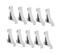 10pezzi Pz Clip Supporto Ripiano Frigorifero Inossidabile Ganci Di Rinforzo Per Congelatore Installazione Facile E Pratica Adatti Frigoriferi Standard E Congelatori