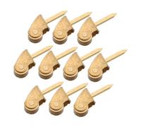 10Pezzi Ruote Miniature in Ferro per Mobili Case delle Bambole | Oro, Rotelle Scorrevoli per Tavoli e Armadi, per Progetti di Miniature e Mobilità Pratica