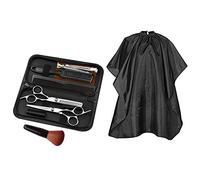 10Pezzi Set Forbici Parrucchiere Professionali, Layhou Forbici Parrucchiere Set Kit di Forbici per La Casa Professionale Barbiere Acciaio Inox Per Barbiere/Salone/Casa/Uomo/Donna/Bambini/Adulti