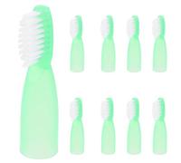 10pezzi Spazzolino Mini Portatilper Prigione Con Manico Corto E Setole Morbide La Pulizia Dei Denti Sicurezza Per Incarcerati Per Uso Quotidiano