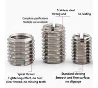 10Pieces Acciaio Inox a Incastro Inserti per Sprigiona Mobili Montaggio