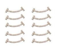 10pieces Elegante Abbigliamento Fastener Moda Accessorio Gioielleria Smile Spilla Sorriso Lappello Pin Per Donna Ragazza Dolce risvolto, Taglia unica, come descritto
