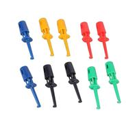 10pieces Practical Test Hook Designs - Accessori portatili per strumenti di riparazione e dimostrazioni educative, accessori per tecnici di laboratorio