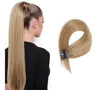 10pin #14,26in,Estensione dei Capelli Umani 6D, Estensione di Piume, Capelli Umani, 6D Estensioni dei Capelli Naturali, Parrucche Umane Senza Grovigli, Installazione/Rimozione Veloce