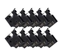 10PK 45013 Nastro D1 compatibile 6mm 9mm 12mm Funziona con i modelli di stampante per etichette LabelManager 160 280 210D Per il codice articolo 45013 45010 45018 40913 43613(White on Black)