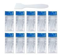 10pk PANA Alto Qualità Grande ad Angolo Plastica Cosmetici Makeup Spatola