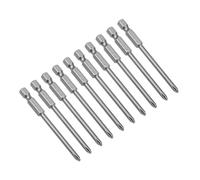 10pz 1/4pollici Hex Gambo 75mm Phillips 4PH1 Magnetico S2 Punta Cacciaviti