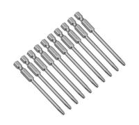10pz 1/4pollici Hex Gambo 75mm Phillips 4PH2 Magnetico S2 Punta Cacciaviti