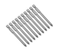 10pz 1/4pollici Hex Gambo 75mm Phillips 5PH1 Magnetico S2 Punta Cacciaviti