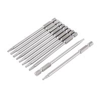 10pz 100mm codolo esagonale magnetico T15 Torx sicurezza punte cacciavite